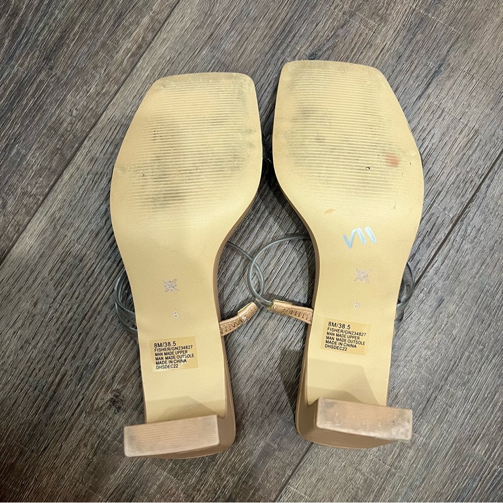 Bcbgeneration Clear Strap Block Heels - image 5